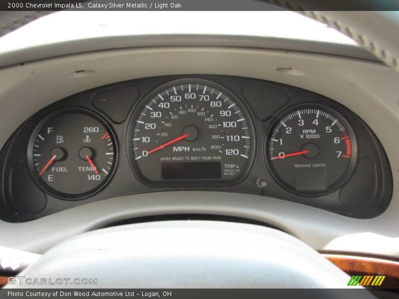 Galaxy Silver Metallic / Light Oak 2000 Chevrolet Impala LS