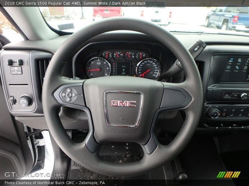 Summit White / Dark Ash/Jet Black 2018 GMC Sierra 1500 Regular Cab 4WD