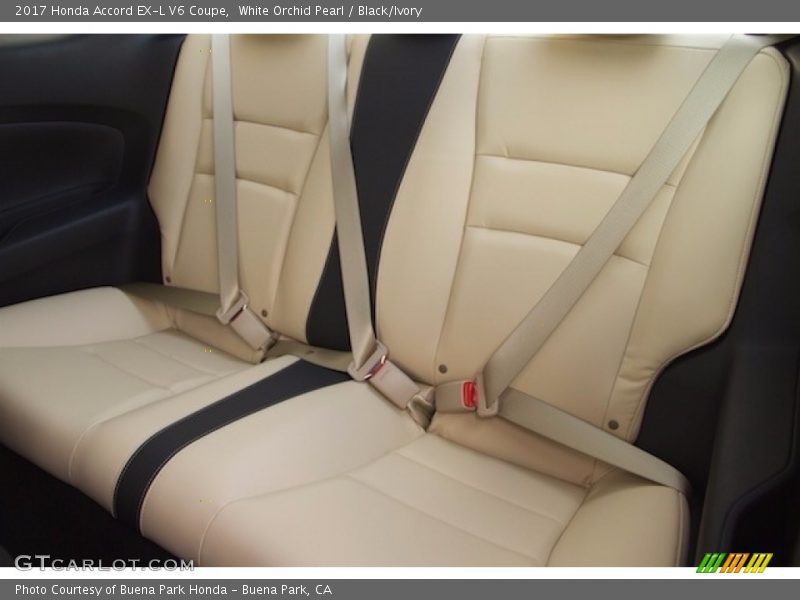 White Orchid Pearl / Black/Ivory 2017 Honda Accord EX-L V6 Coupe