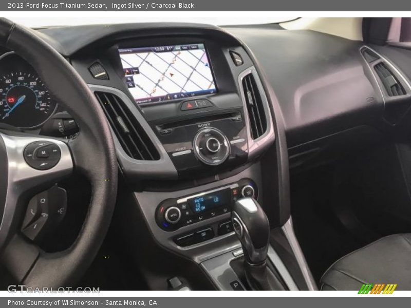 Ingot Silver / Charcoal Black 2013 Ford Focus Titanium Sedan