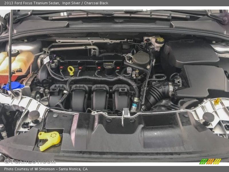 Ingot Silver / Charcoal Black 2013 Ford Focus Titanium Sedan