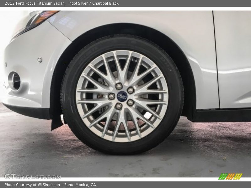 Ingot Silver / Charcoal Black 2013 Ford Focus Titanium Sedan