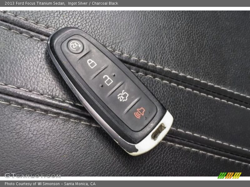 Ingot Silver / Charcoal Black 2013 Ford Focus Titanium Sedan