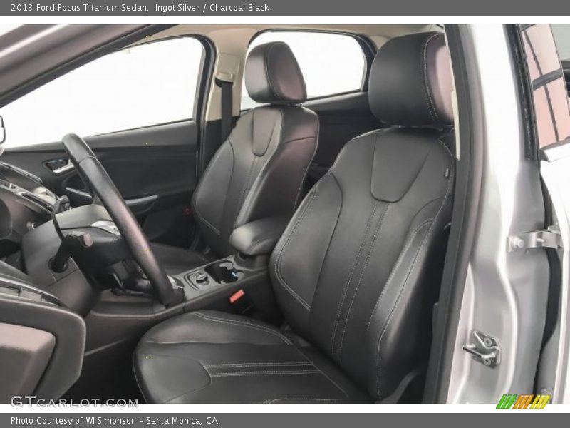 Ingot Silver / Charcoal Black 2013 Ford Focus Titanium Sedan