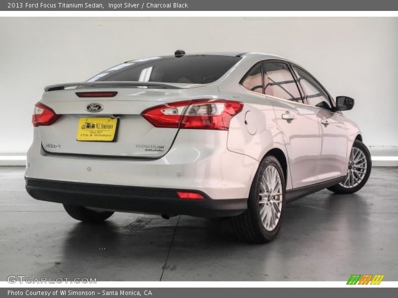 Ingot Silver / Charcoal Black 2013 Ford Focus Titanium Sedan
