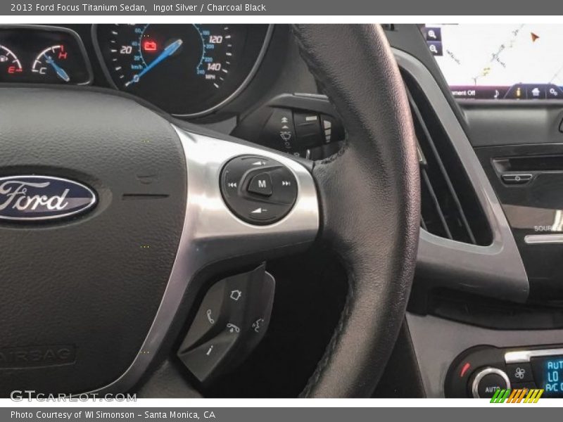 Ingot Silver / Charcoal Black 2013 Ford Focus Titanium Sedan