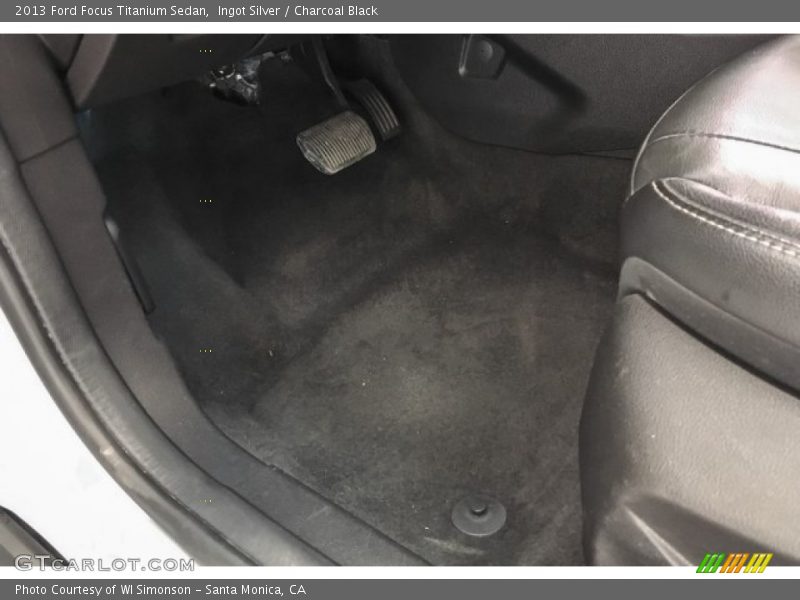 Ingot Silver / Charcoal Black 2013 Ford Focus Titanium Sedan