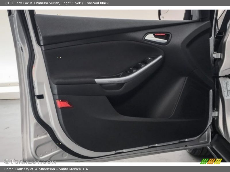 Ingot Silver / Charcoal Black 2013 Ford Focus Titanium Sedan
