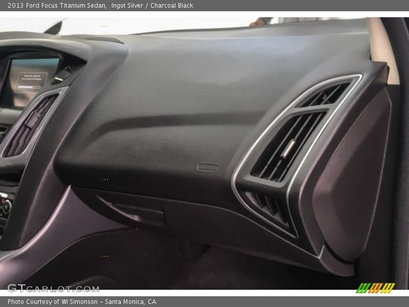 Ingot Silver / Charcoal Black 2013 Ford Focus Titanium Sedan