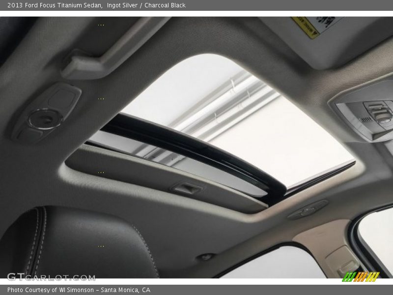Ingot Silver / Charcoal Black 2013 Ford Focus Titanium Sedan