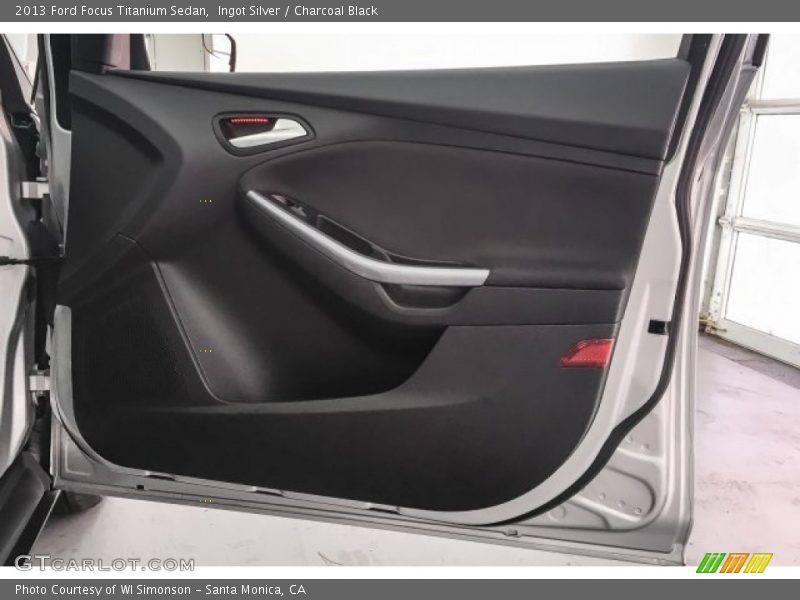 Ingot Silver / Charcoal Black 2013 Ford Focus Titanium Sedan
