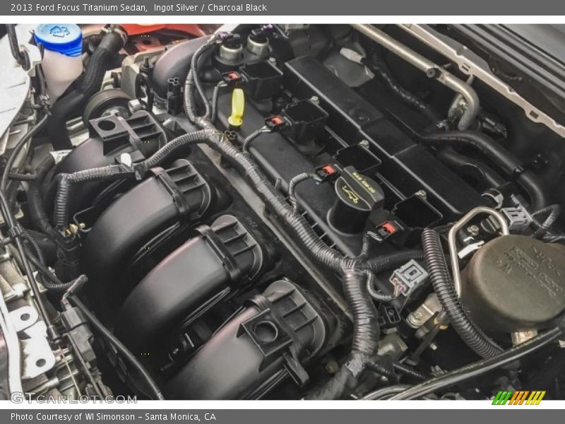 Ingot Silver / Charcoal Black 2013 Ford Focus Titanium Sedan