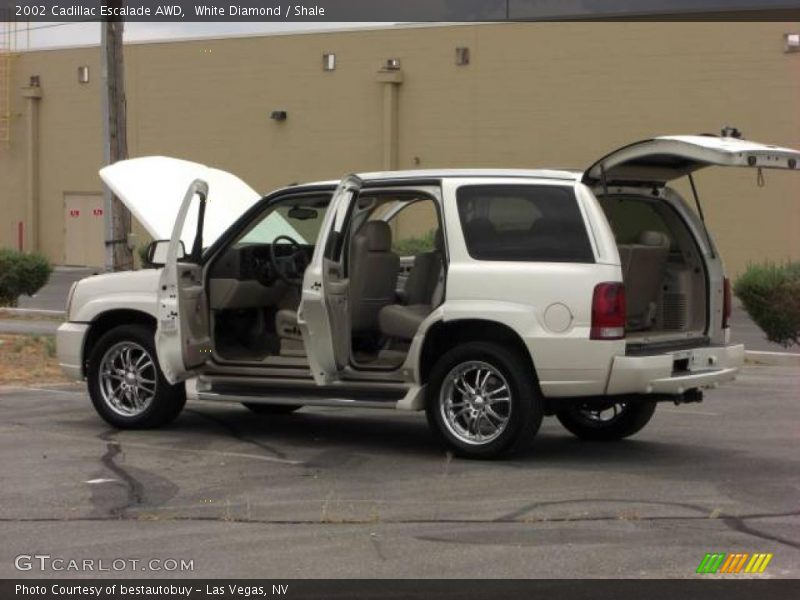 White Diamond / Shale 2002 Cadillac Escalade AWD