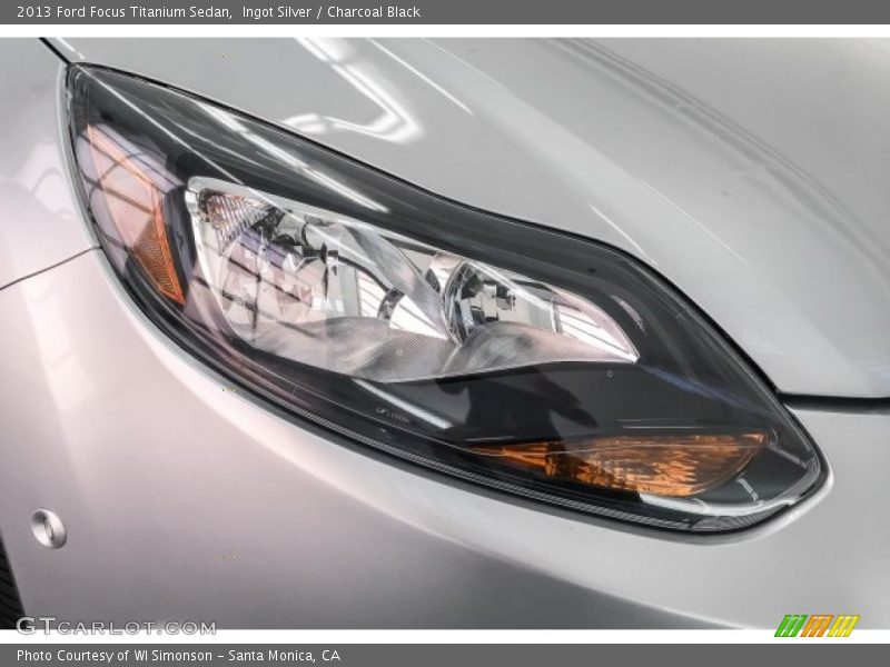 Ingot Silver / Charcoal Black 2013 Ford Focus Titanium Sedan