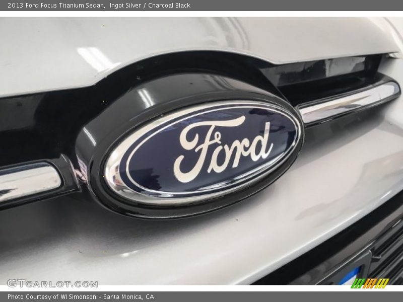 Ingot Silver / Charcoal Black 2013 Ford Focus Titanium Sedan