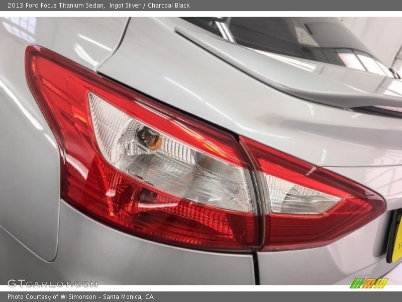 Ingot Silver / Charcoal Black 2013 Ford Focus Titanium Sedan