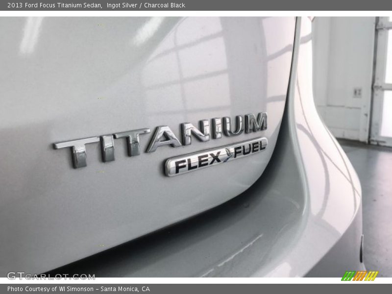 Ingot Silver / Charcoal Black 2013 Ford Focus Titanium Sedan
