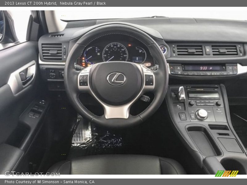 Nebula Gray Pearl / Black 2013 Lexus CT 200h Hybrid