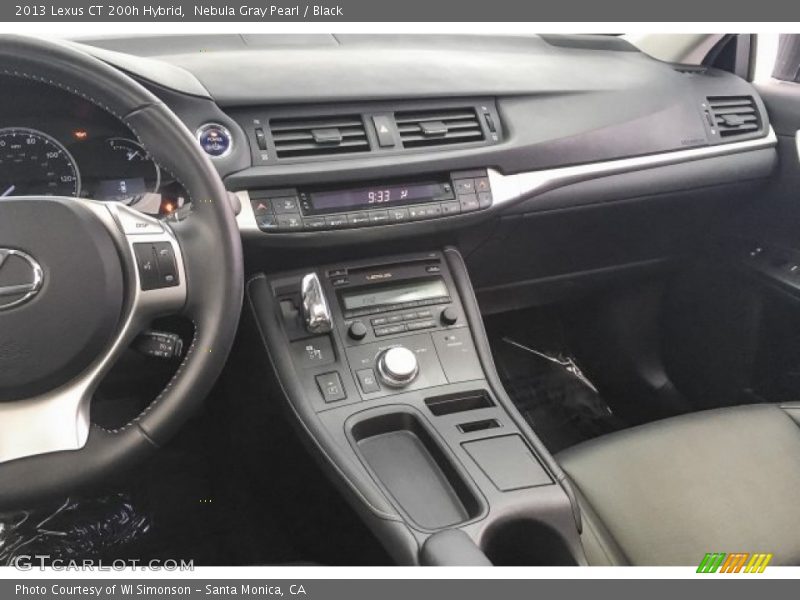 Nebula Gray Pearl / Black 2013 Lexus CT 200h Hybrid