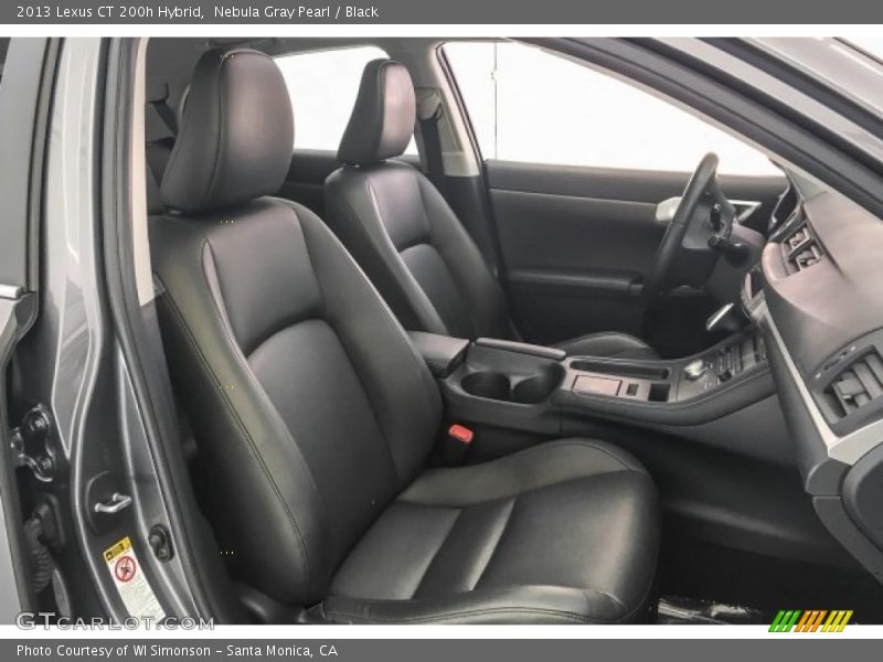 Nebula Gray Pearl / Black 2013 Lexus CT 200h Hybrid