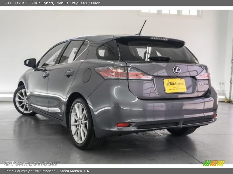 Nebula Gray Pearl / Black 2013 Lexus CT 200h Hybrid