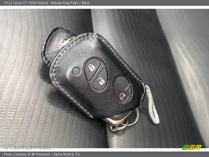 Nebula Gray Pearl / Black 2013 Lexus CT 200h Hybrid