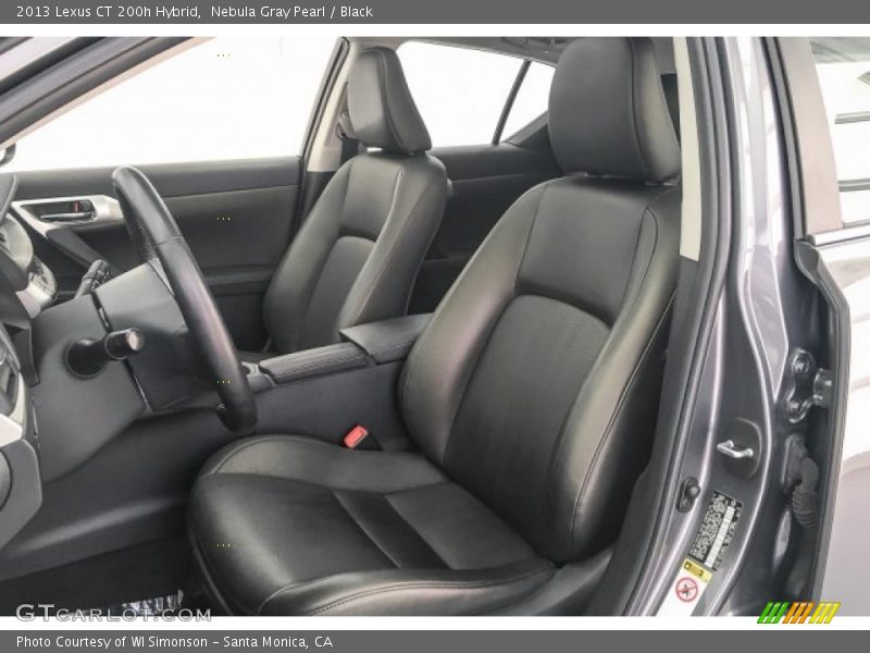 Nebula Gray Pearl / Black 2013 Lexus CT 200h Hybrid