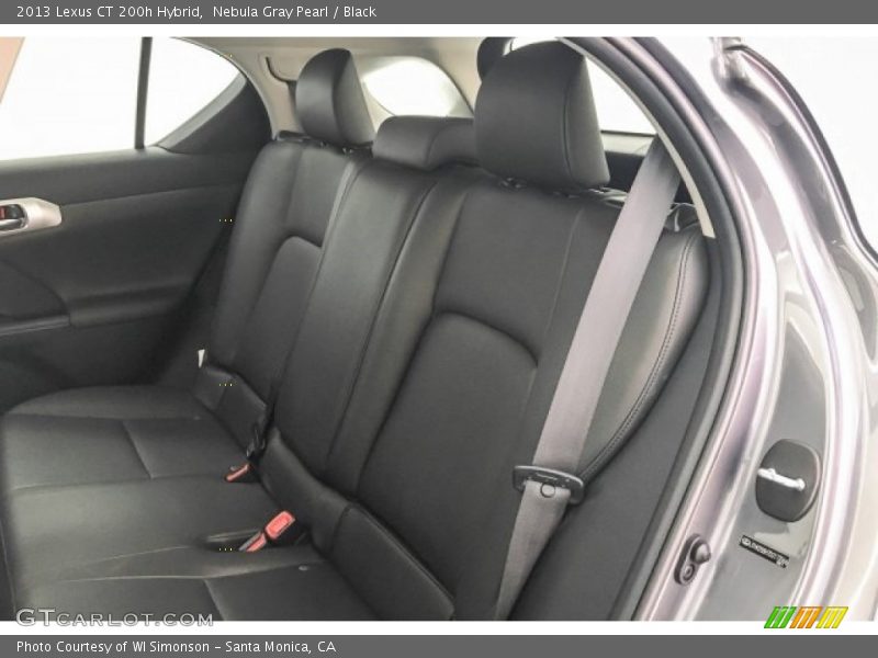 Nebula Gray Pearl / Black 2013 Lexus CT 200h Hybrid