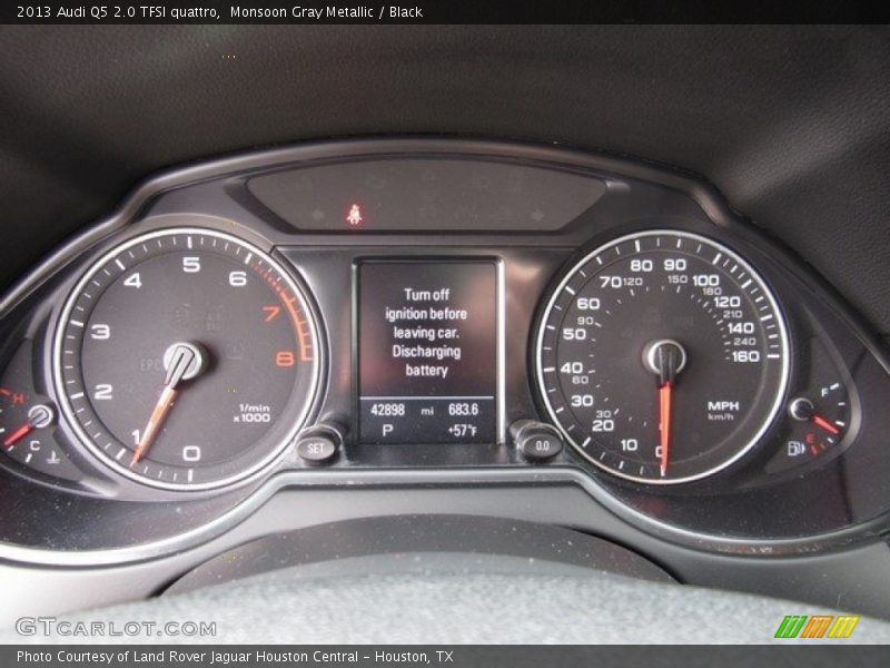 Monsoon Gray Metallic / Black 2013 Audi Q5 2.0 TFSI quattro