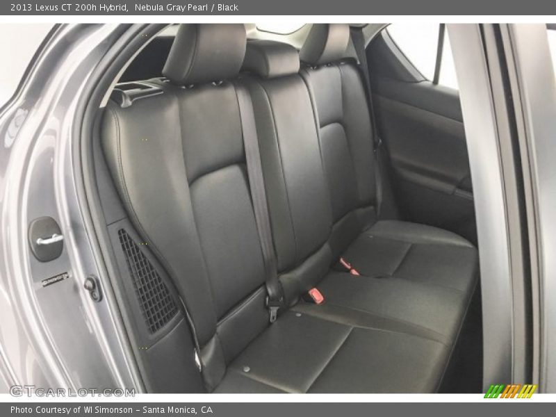 Nebula Gray Pearl / Black 2013 Lexus CT 200h Hybrid