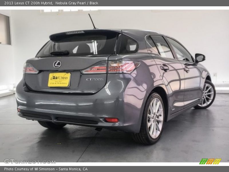 Nebula Gray Pearl / Black 2013 Lexus CT 200h Hybrid