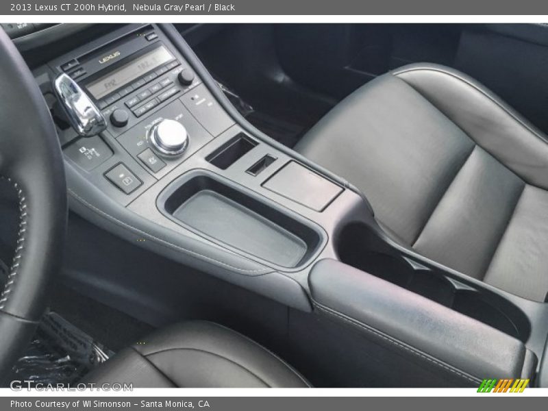 Nebula Gray Pearl / Black 2013 Lexus CT 200h Hybrid