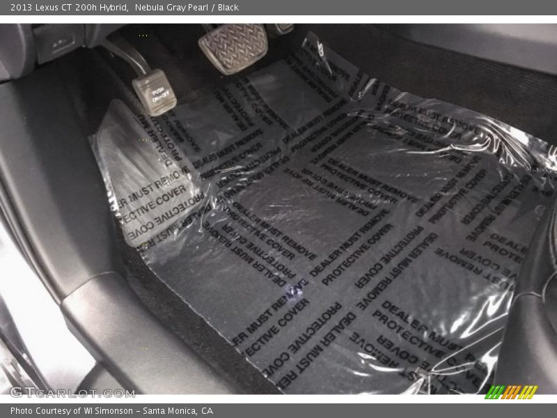 Nebula Gray Pearl / Black 2013 Lexus CT 200h Hybrid
