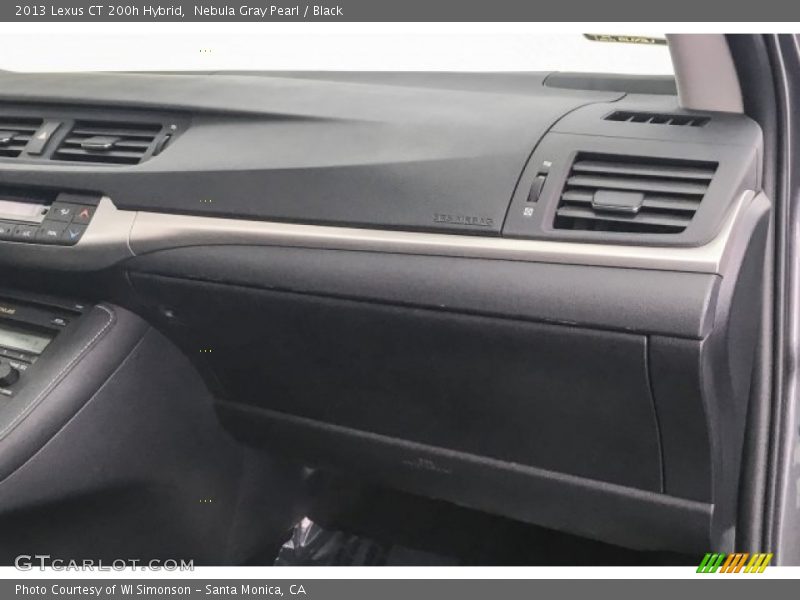 Nebula Gray Pearl / Black 2013 Lexus CT 200h Hybrid