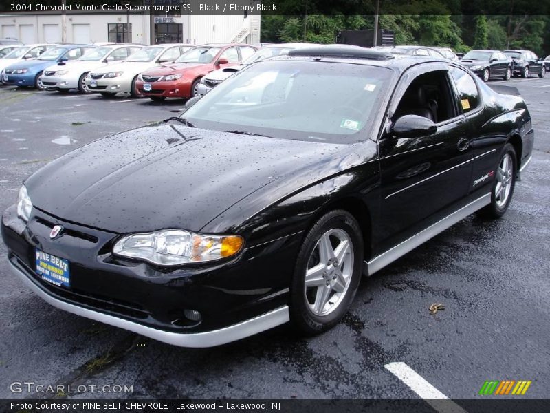 Black / Ebony Black 2004 Chevrolet Monte Carlo Supercharged SS