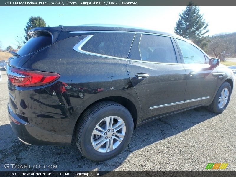 Ebony Twilight Metallic / Dark Galvanized 2018 Buick Enclave Premium AWD