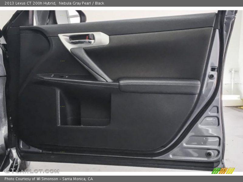 Nebula Gray Pearl / Black 2013 Lexus CT 200h Hybrid