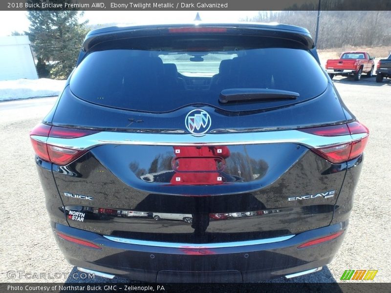 Ebony Twilight Metallic / Dark Galvanized 2018 Buick Enclave Premium AWD