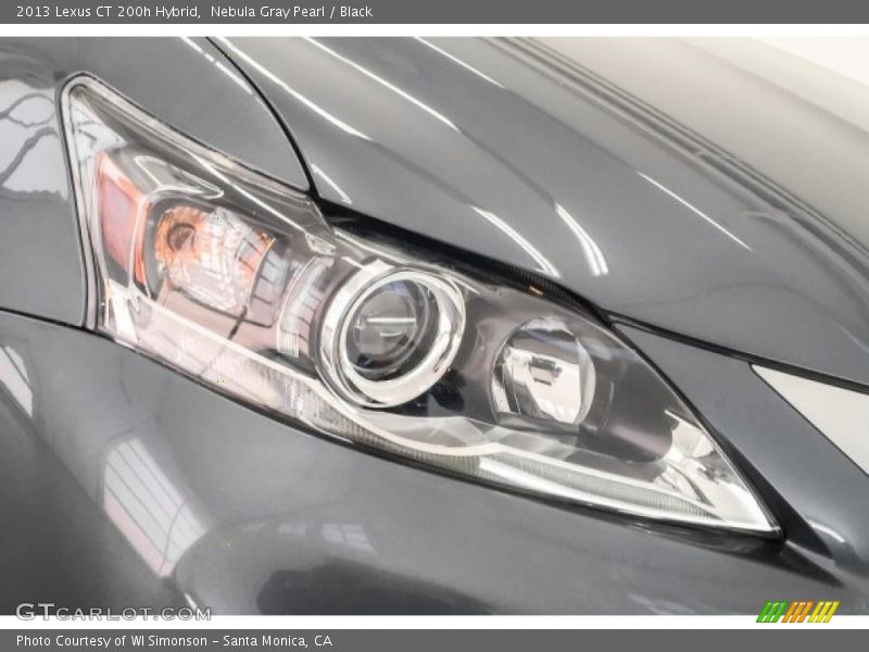Nebula Gray Pearl / Black 2013 Lexus CT 200h Hybrid
