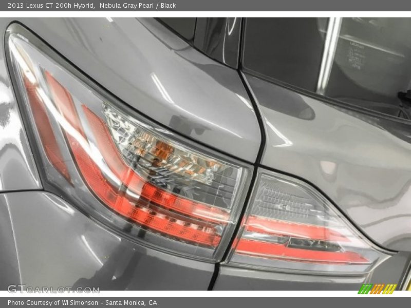 Nebula Gray Pearl / Black 2013 Lexus CT 200h Hybrid
