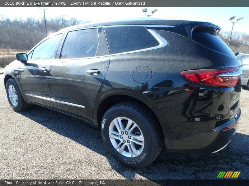 Ebony Twilight Metallic / Dark Galvanized 2018 Buick Enclave Premium AWD