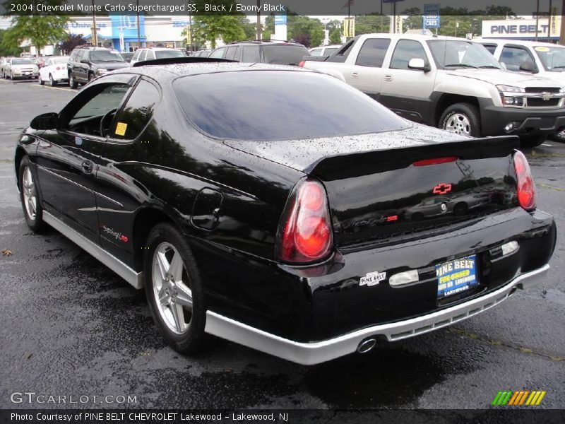 Black / Ebony Black 2004 Chevrolet Monte Carlo Supercharged SS