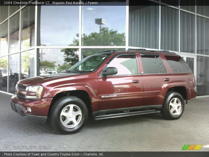 Majestic Red Metallic / Pewter 2004 Chevrolet TrailBlazer LT