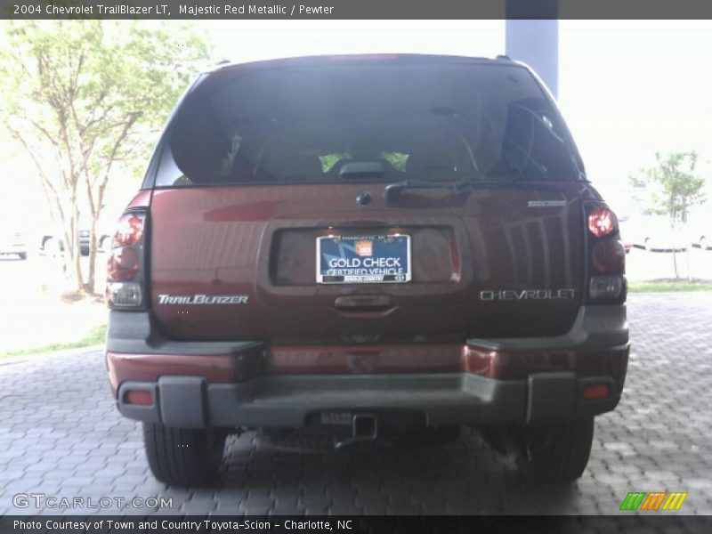 Majestic Red Metallic / Pewter 2004 Chevrolet TrailBlazer LT