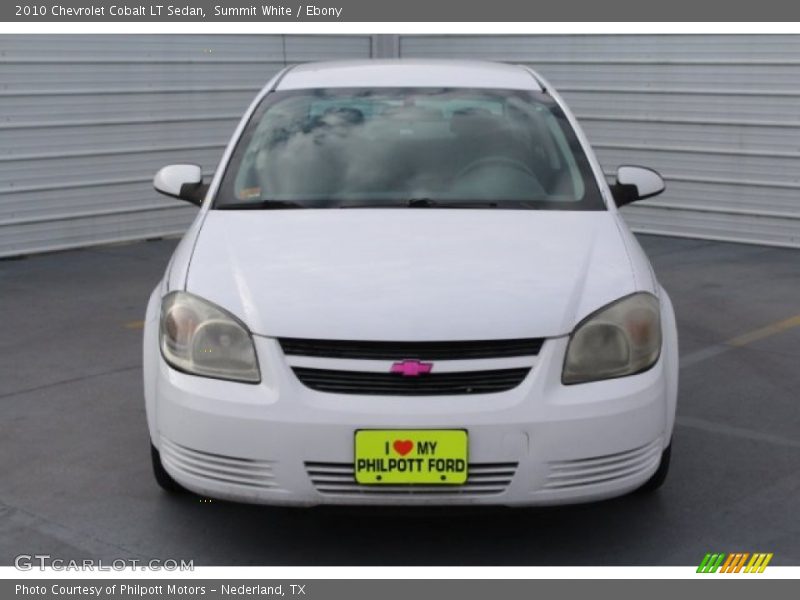 Summit White / Ebony 2010 Chevrolet Cobalt LT Sedan