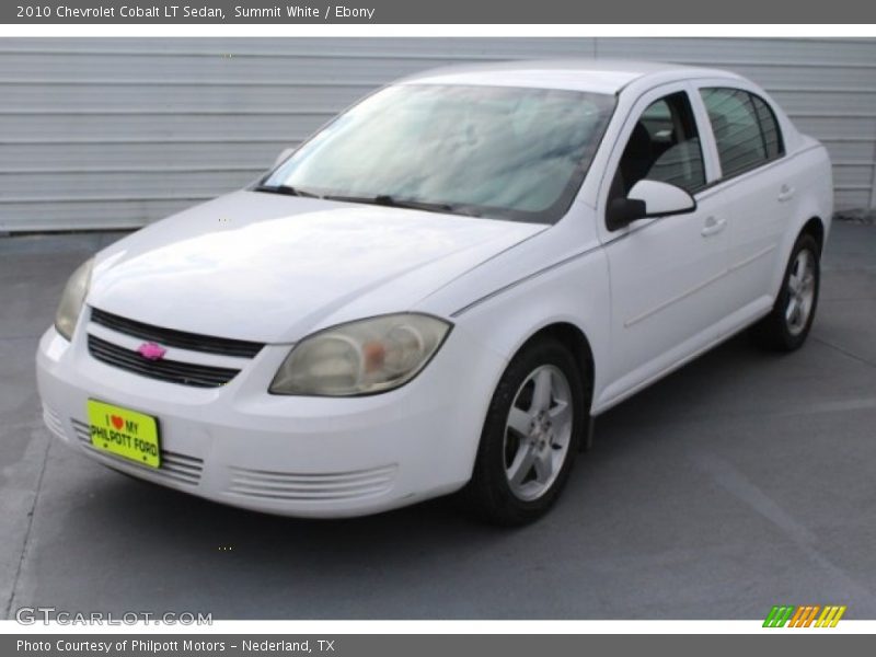 Summit White / Ebony 2010 Chevrolet Cobalt LT Sedan