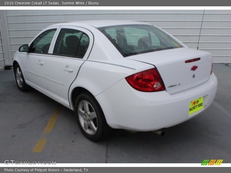 Summit White / Ebony 2010 Chevrolet Cobalt LT Sedan