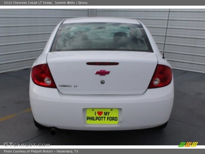 Summit White / Ebony 2010 Chevrolet Cobalt LT Sedan