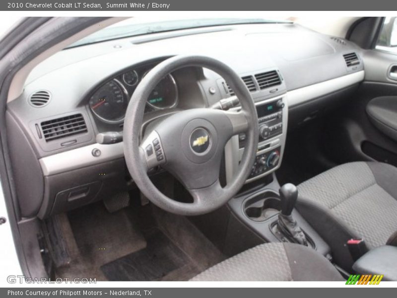 Summit White / Ebony 2010 Chevrolet Cobalt LT Sedan