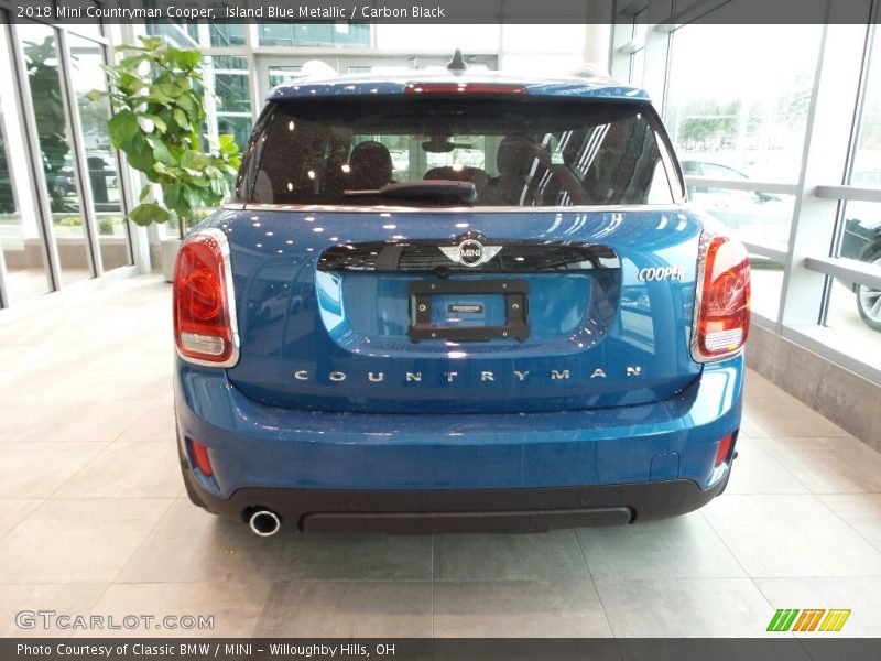 Island Blue Metallic / Carbon Black 2018 Mini Countryman Cooper